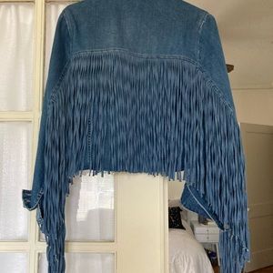 Fringe Denim Jacket